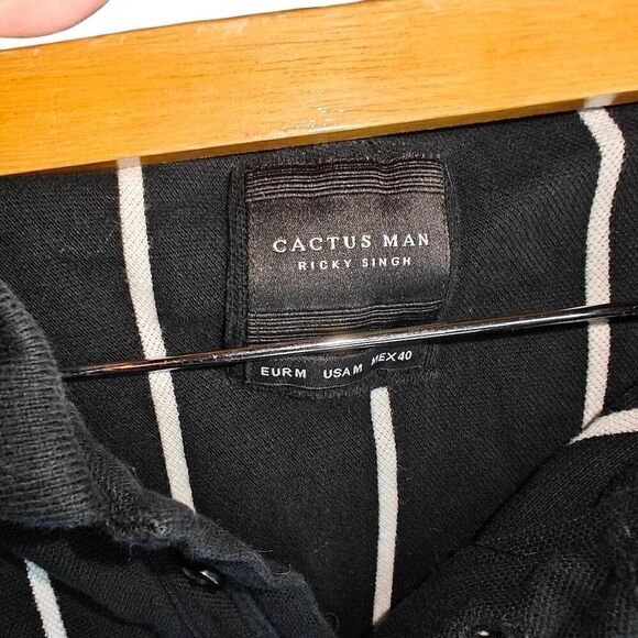 Cactus Man Striped Polo Tee - Picture 2 of 6